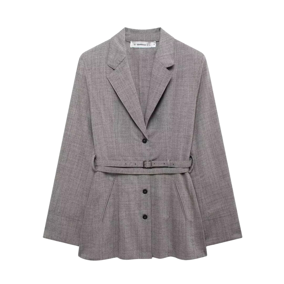 Beyond Chic | Laurier Trendy Jacket With Belt
