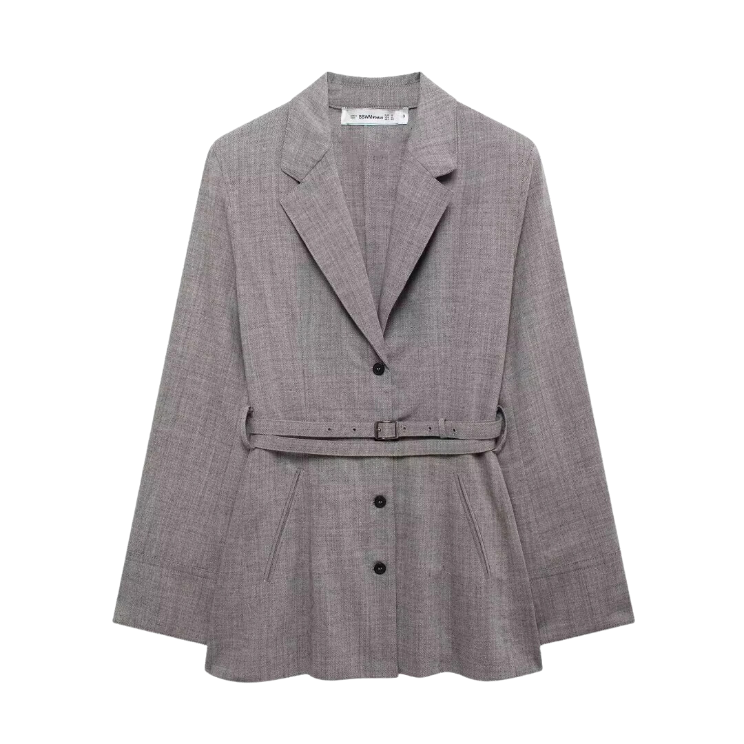 Beyond Chic | Laurier Trendy Jacket With Belt
