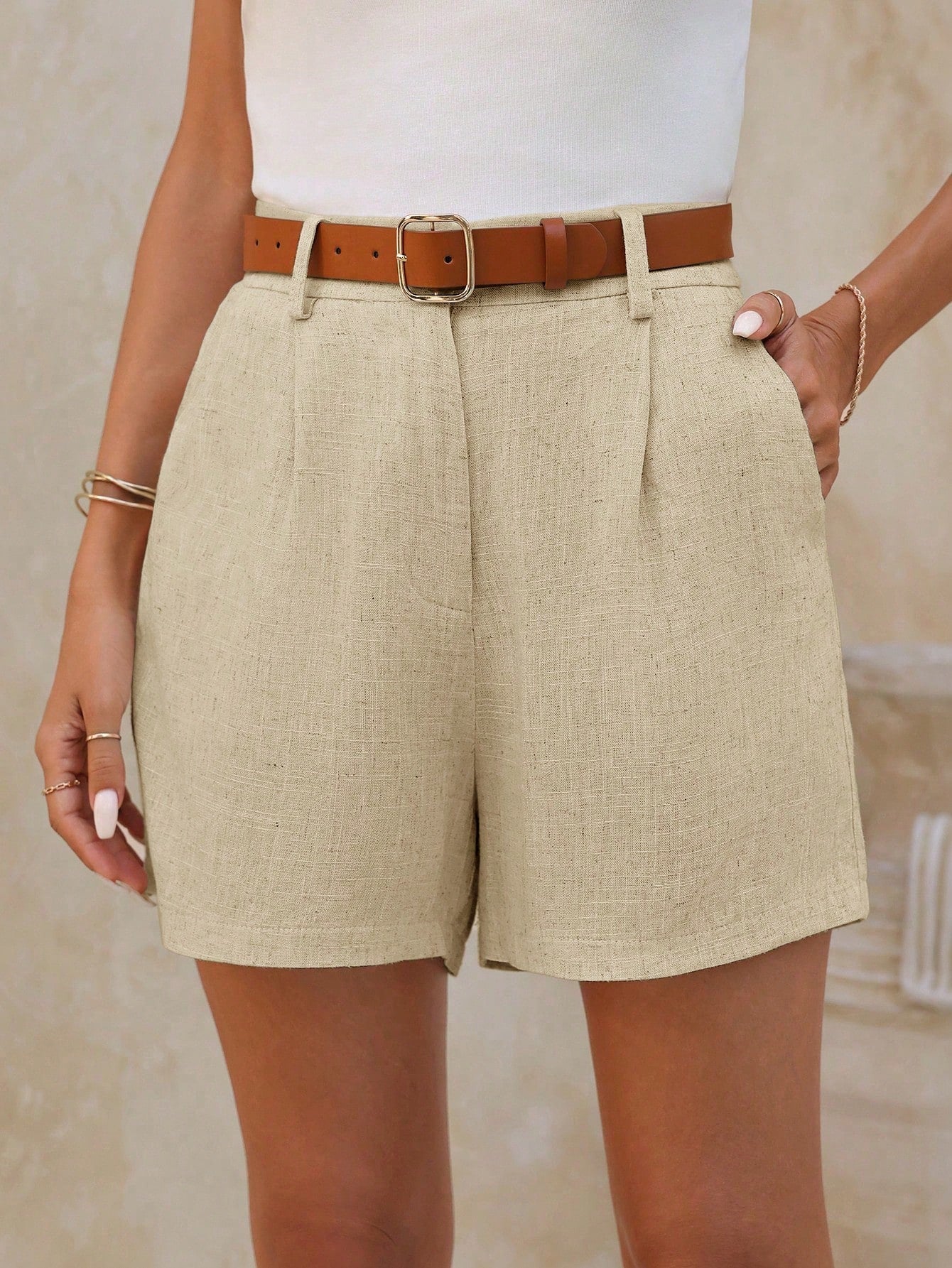 Beyond Chic | The Amelia Linen Shorts