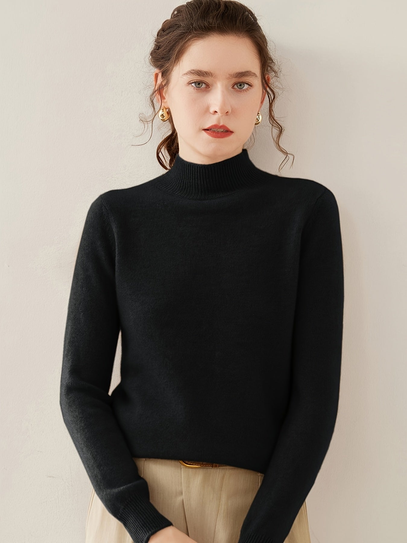 Evoque™ | Classic Cashmere Turtleneck