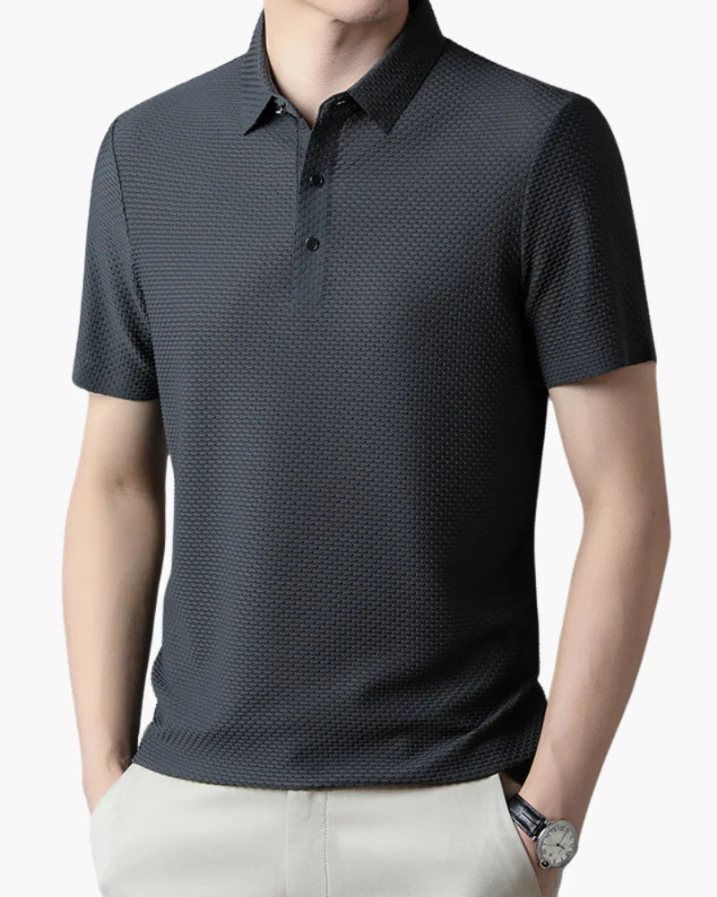 Beyond Chic | BARI SILK POLO (Anti-Wrinkle)