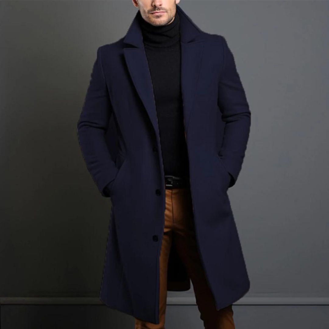 Evoque™ | Men's Wool Trench