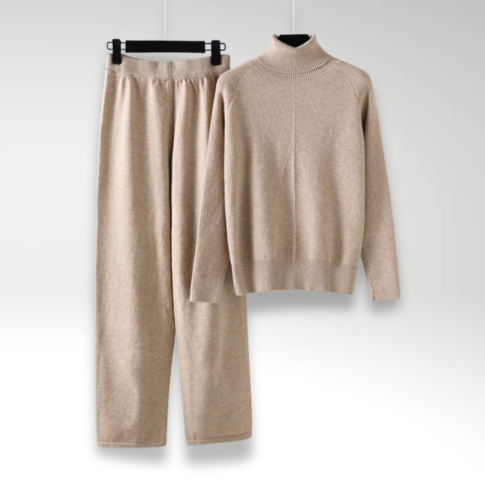 Evoque™ | Cable Knit Lounge Two Piece Set