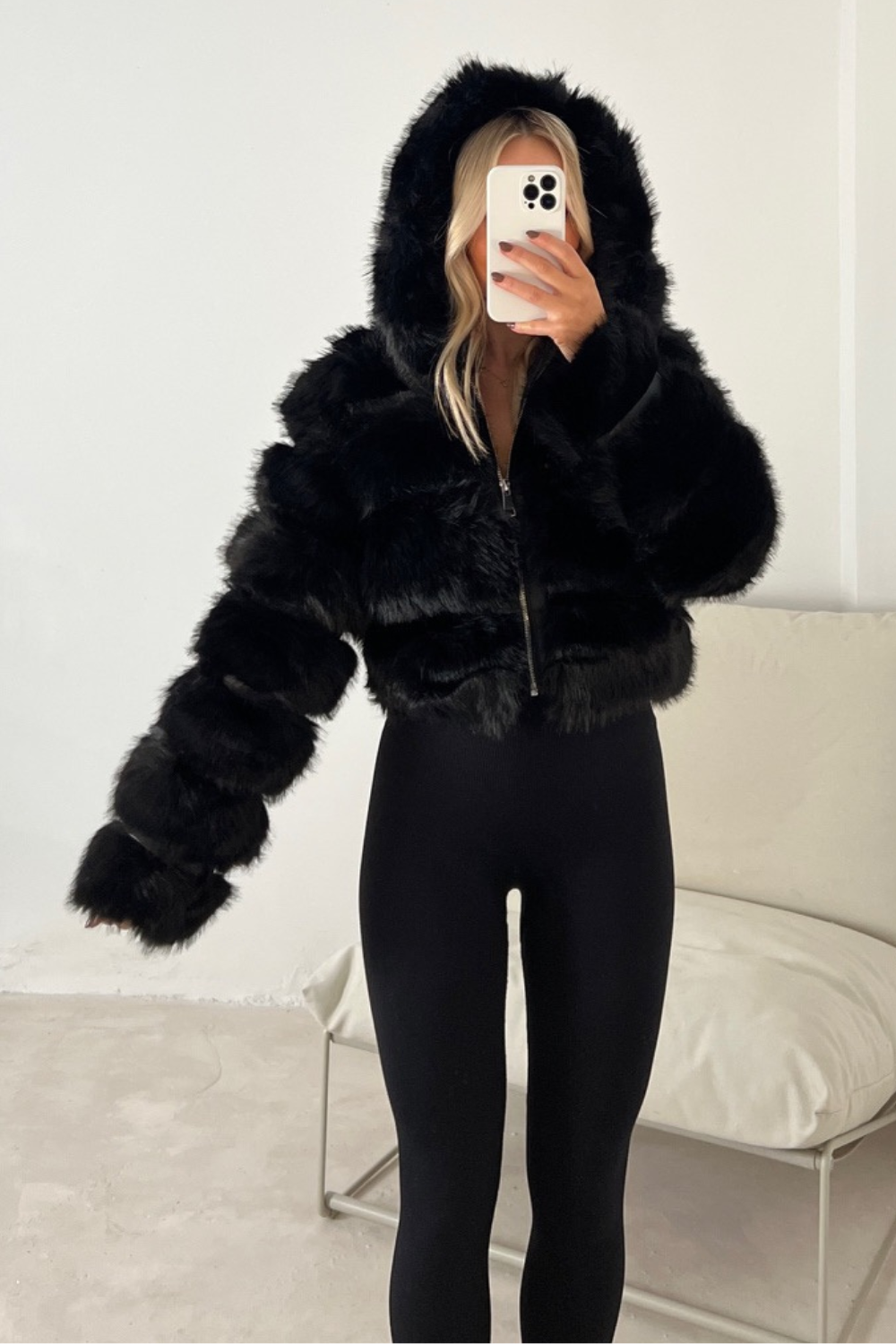 Evoque™ | Luxe Faux Fur Jacket