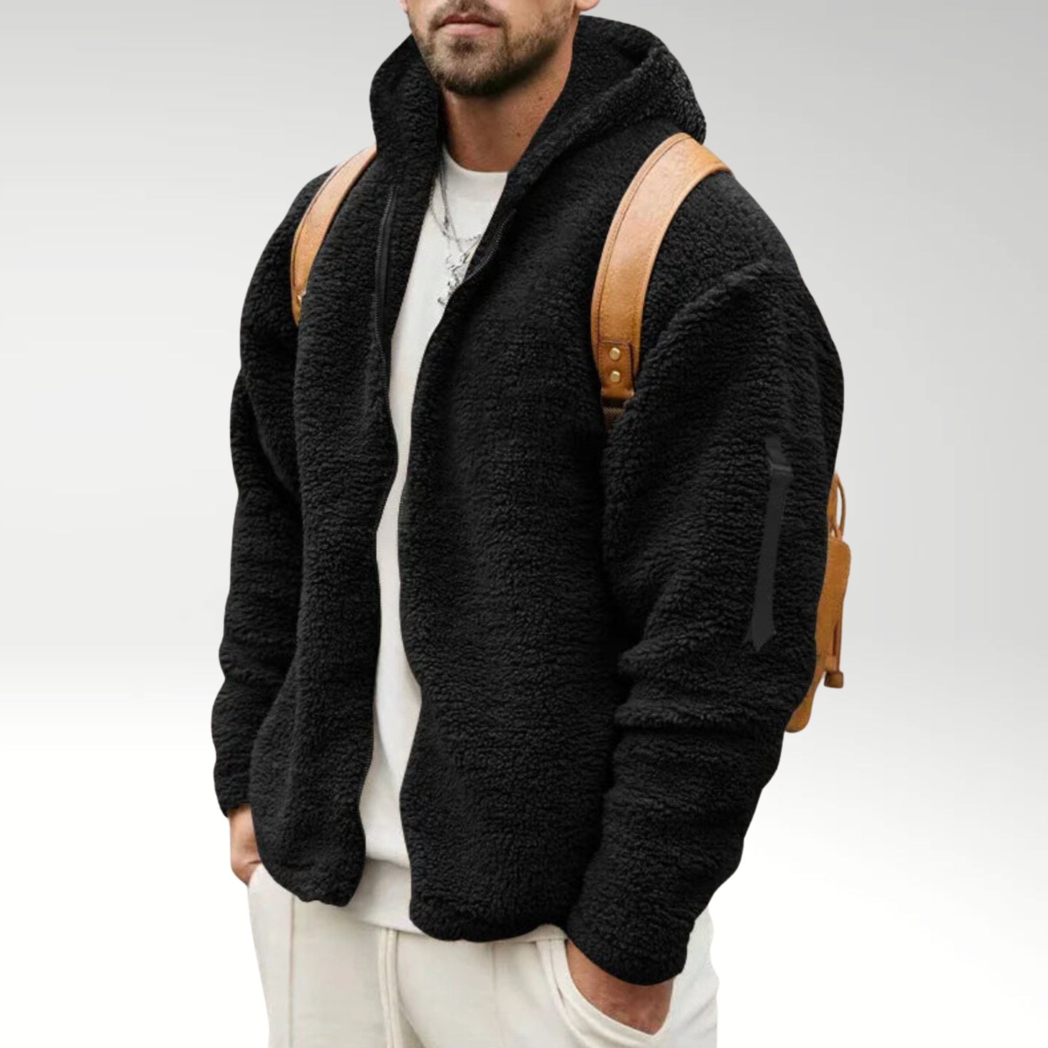 Evoque™ | Double-Sided Fleece Hooded Jacket