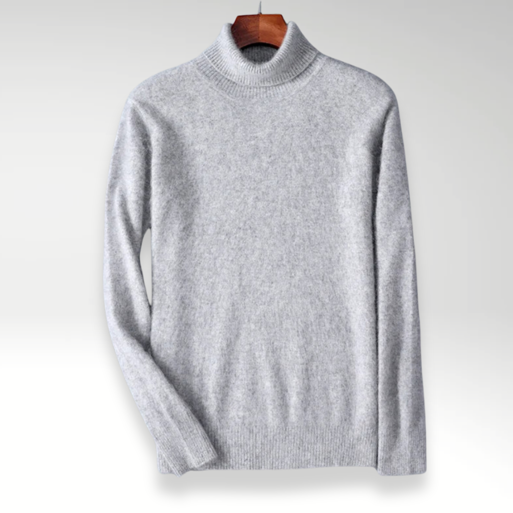 Evoque™ | Premium Mink Cashmere Long Sleeve Sweater