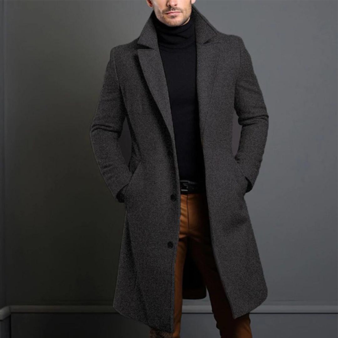 Evoque™ | Men's Wool Trench