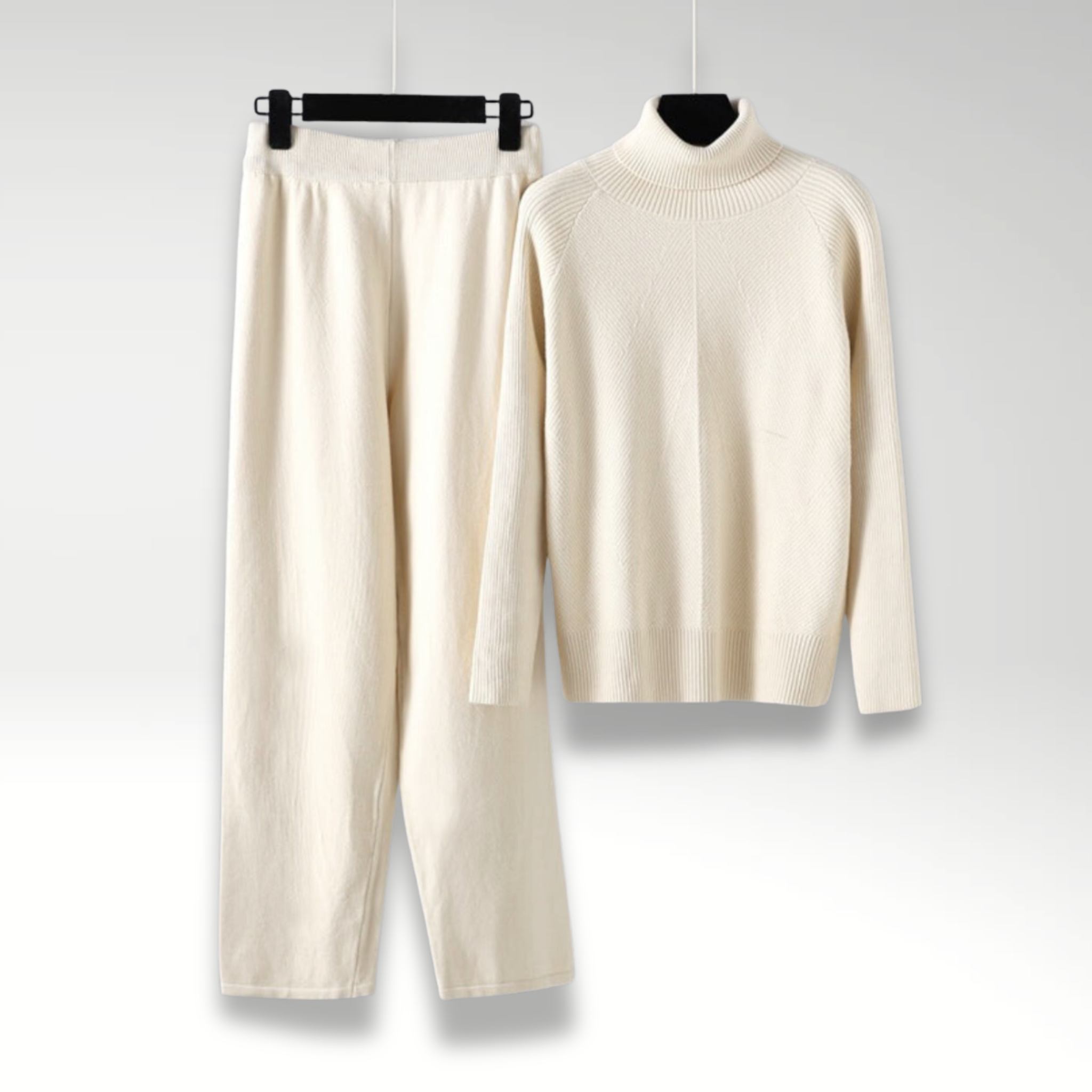 Evoque™ | Cable Knit Lounge Two Piece Set