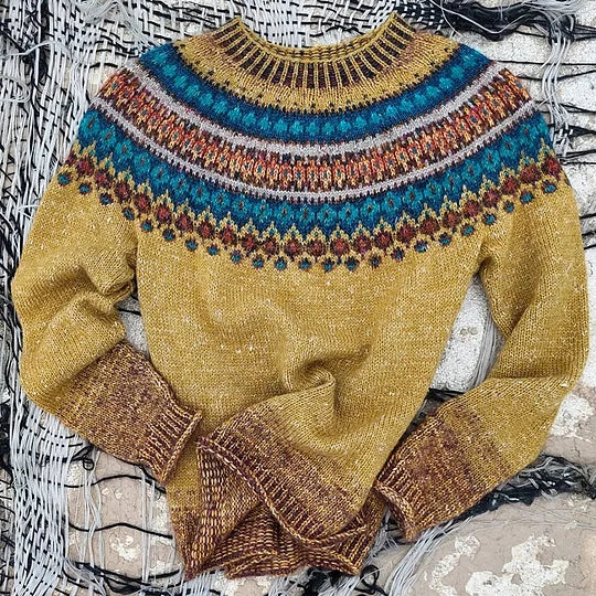 Bea - Coloured Knit Sweater