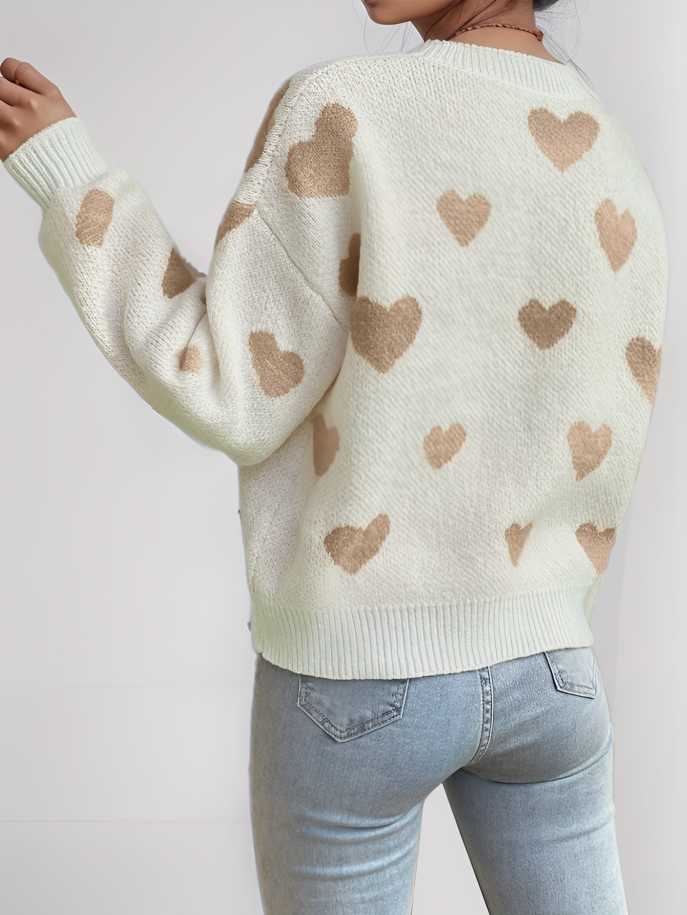 Evoque™ | Heart Knit Sweater