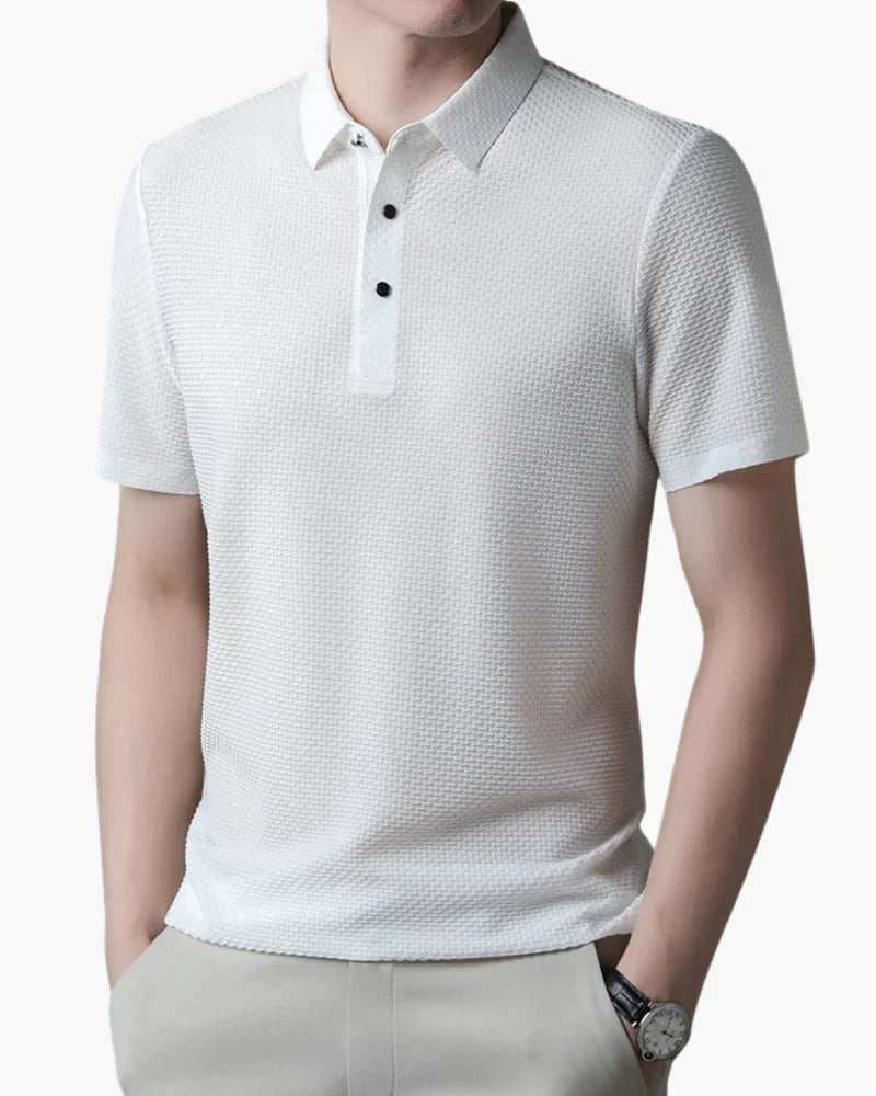 Beyond Chic | BARI SILK POLO (Anti-Wrinkle)