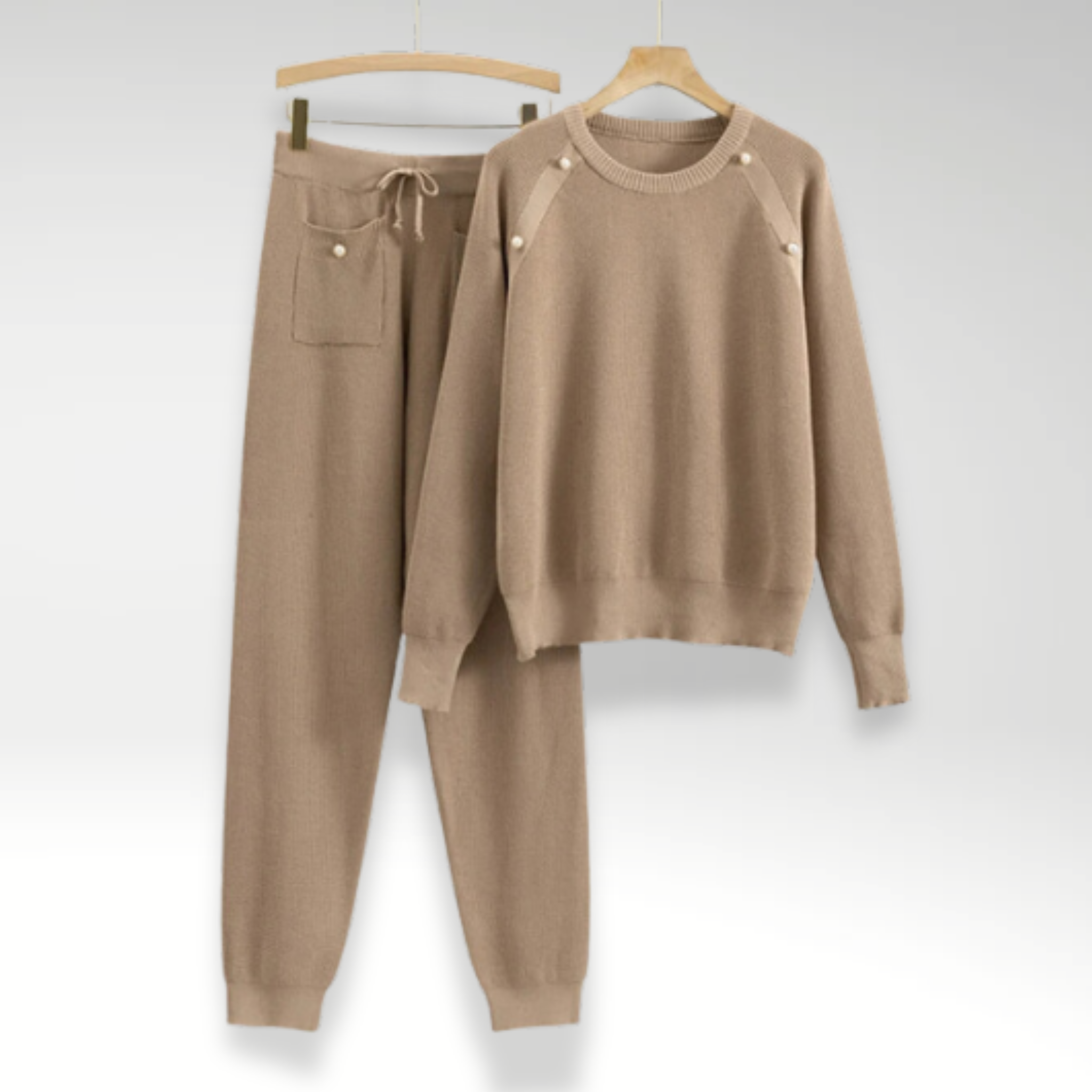 Evoque™ | Chic Comfort Knit Two Piece Set