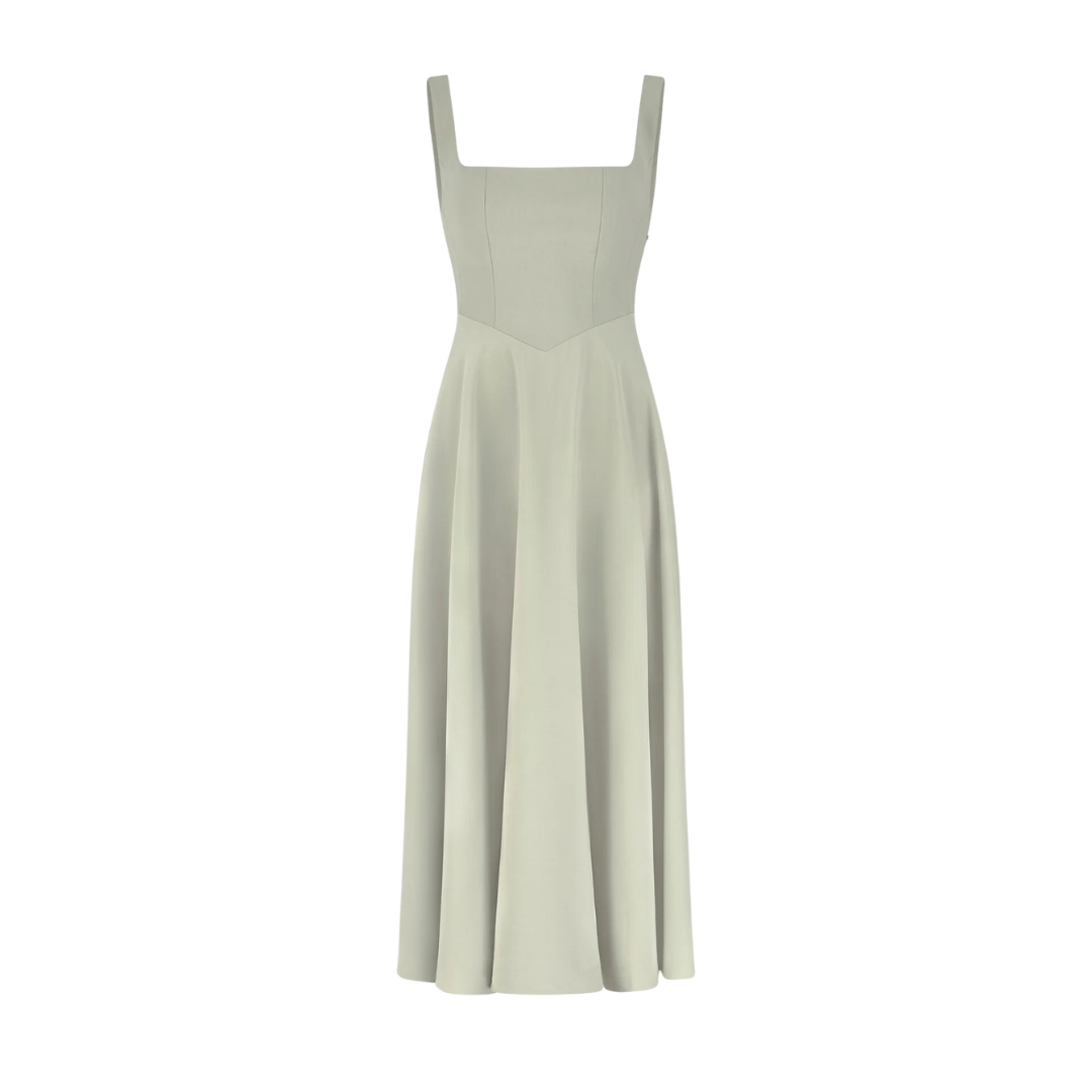 Beyond Chic | Helnen High Waist Midi Dress