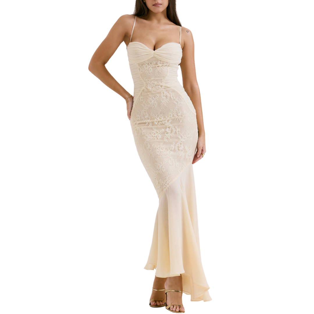 Beyond Chic | Mesh Lace Dress