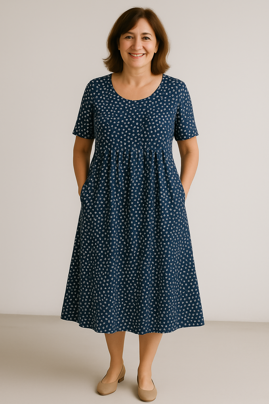 Beyond Chic | Flattering Floral Dress