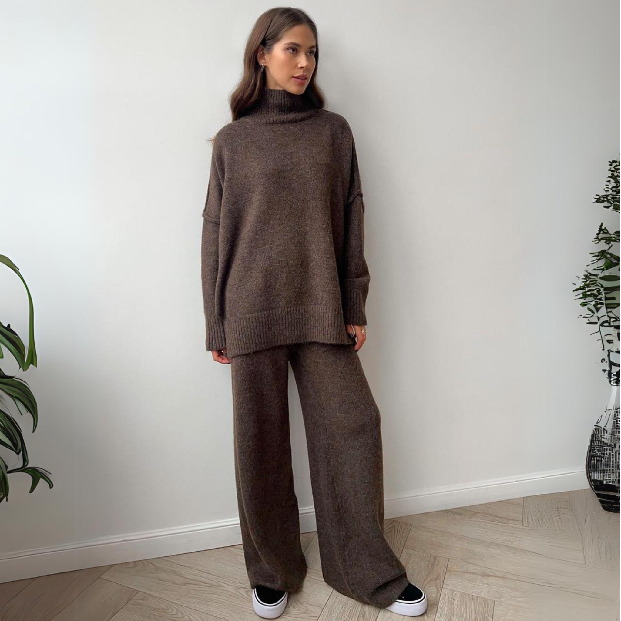 Evoque™ | Lily Turtleneck Knit Set