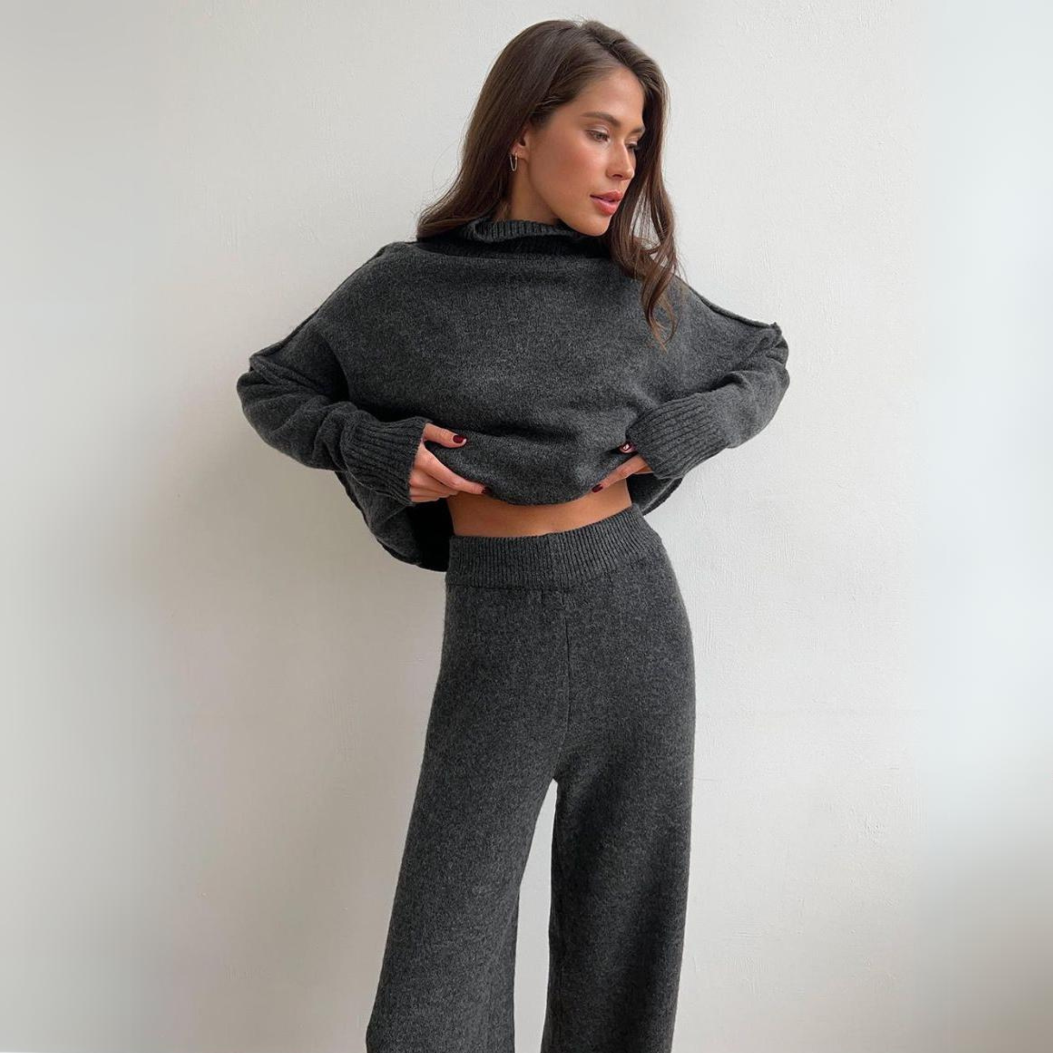 Evoque™ | Lily Turtleneck Knit Set