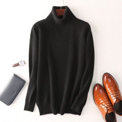 Emil™ | High Collar Cashmere Sweater