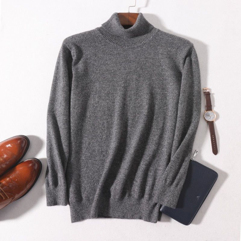 Emil™ | High Collar Cashmere Sweater