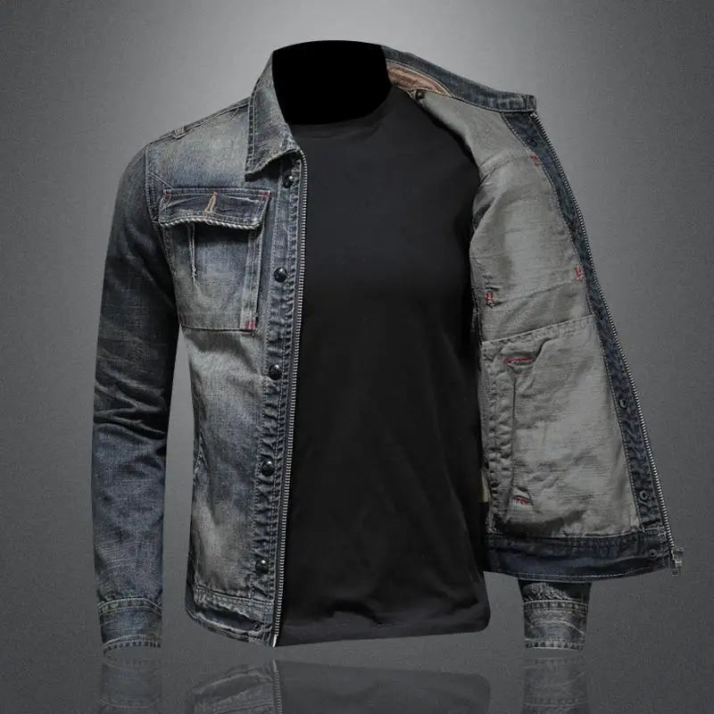 EVOQUE™ | Classic Denim Jacket with Modern Details