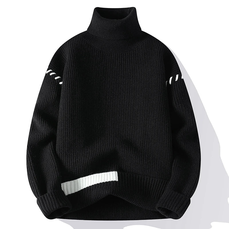 Evoque™ | Bold Knit Turtleneck Sweater