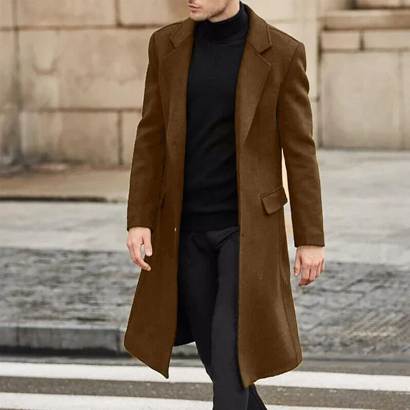 Evoque™ | Luxe Men's Autumn Overcoat