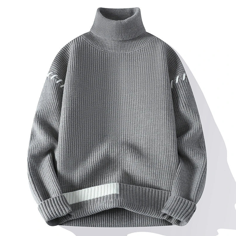 Evoque™ | Bold Knit Turtleneck Sweater