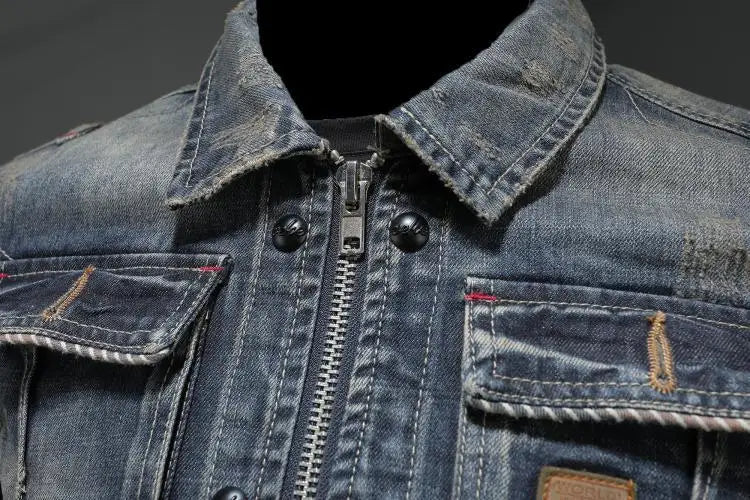 EVOQUE™ | Classic Denim Jacket with Modern Details