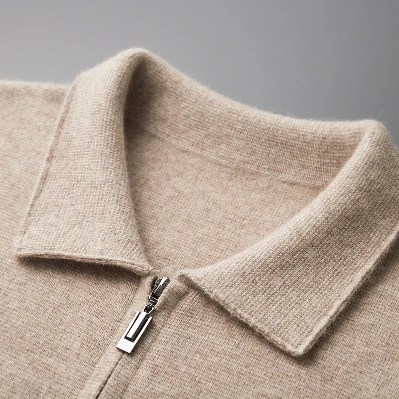 Evoque™ | Premium Merino Zip-Up Cardigan