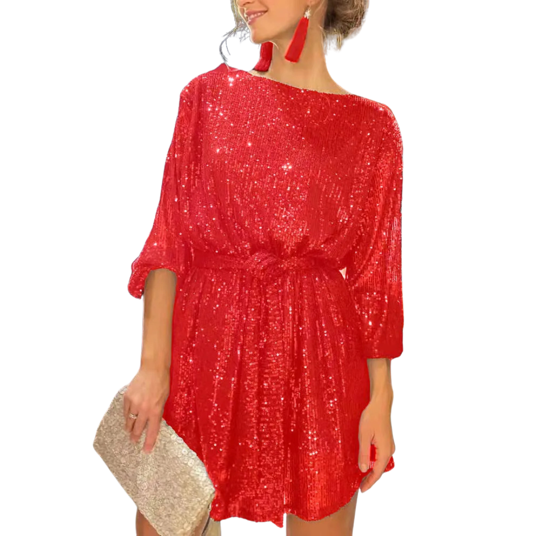 Beyond Chic | Elegant Glitter Dress