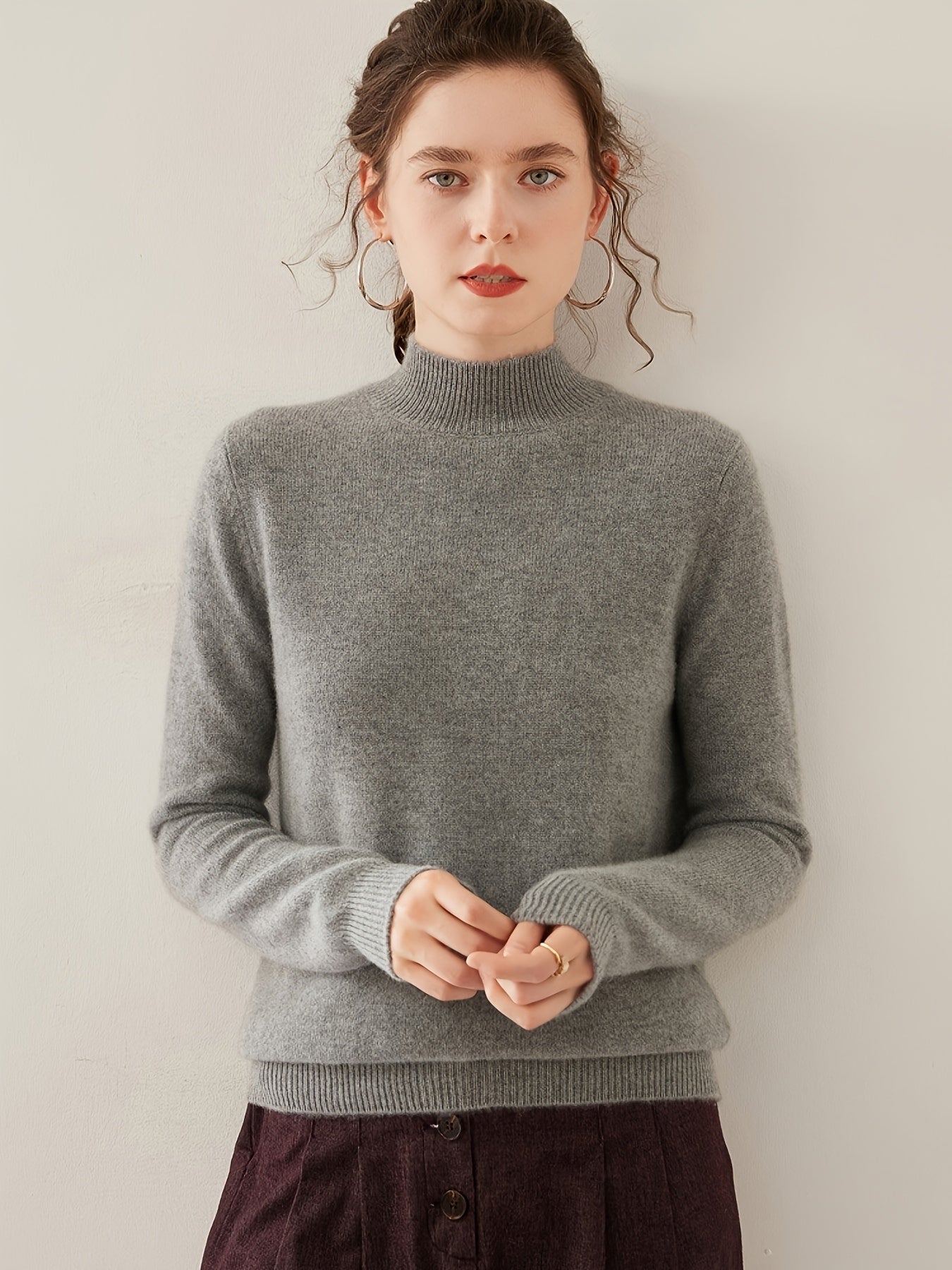 Evoque™ | Classic Cashmere Turtleneck