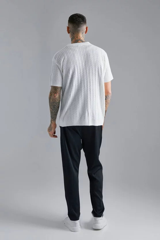 Beyond Chic | Abu Dhabi Oversized Cable Knit Shirt
