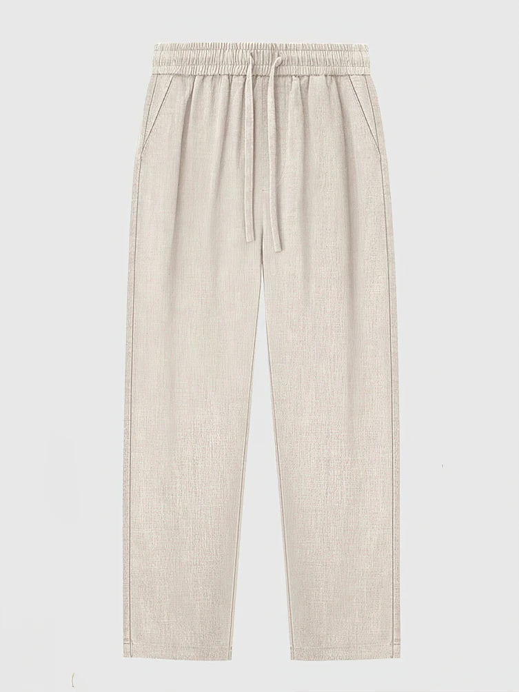 Akari - Cropped Linen Pants