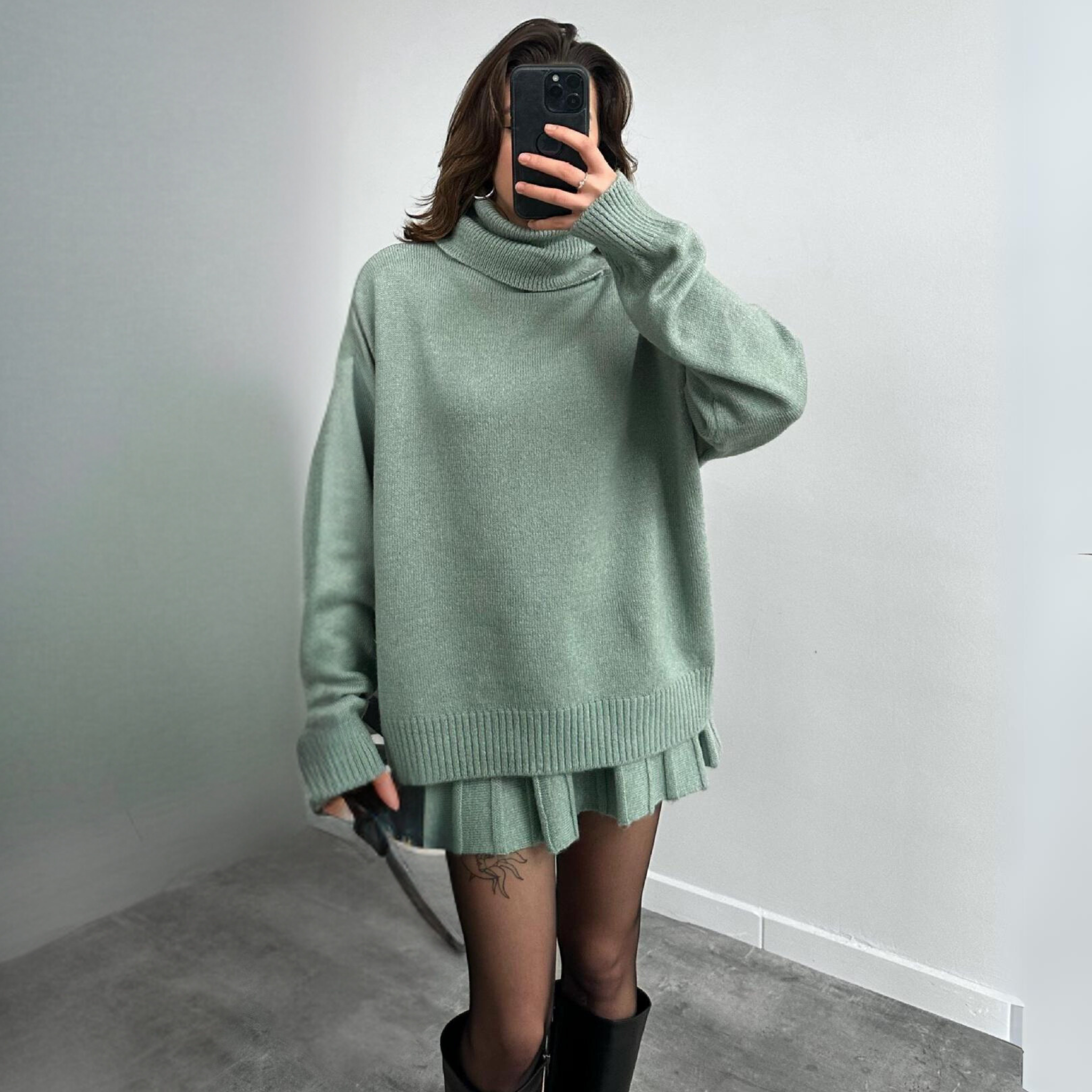 ( 2+1 FREE ) Matior™ | Emily Turtleneck Knit Set