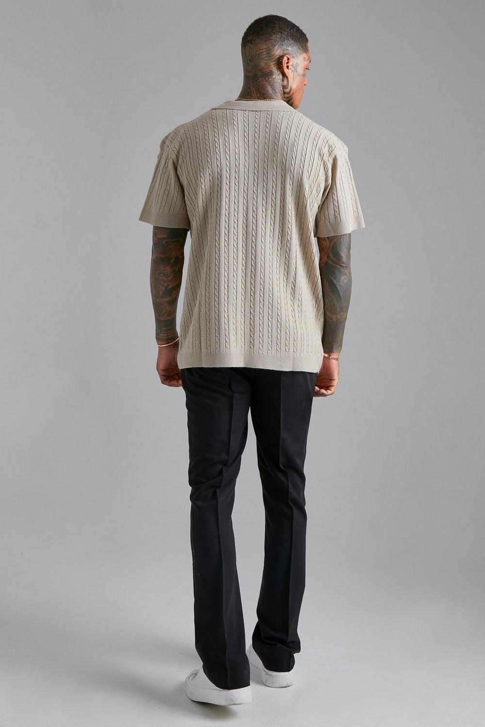 Beyond Chic | Abu Dhabi Oversized Cable Knit Shirt